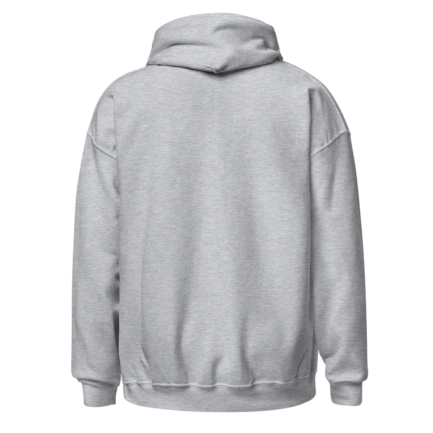 Retro Unisex Hoodie - Believe Typography Design Ghost Back