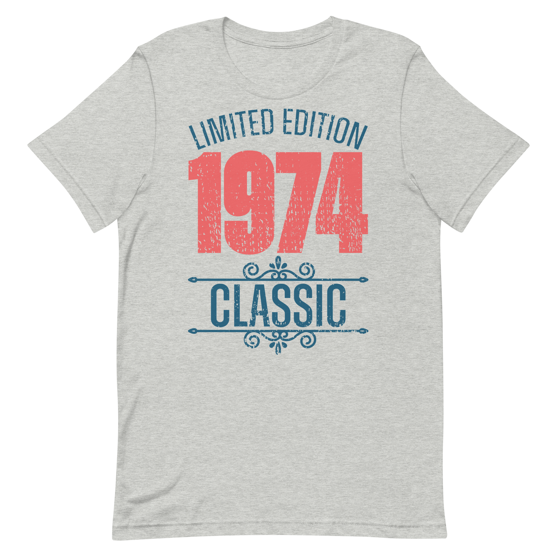 Retro Unisex T-Shirt - Limited Edition 1974 Classic Athletic Heather