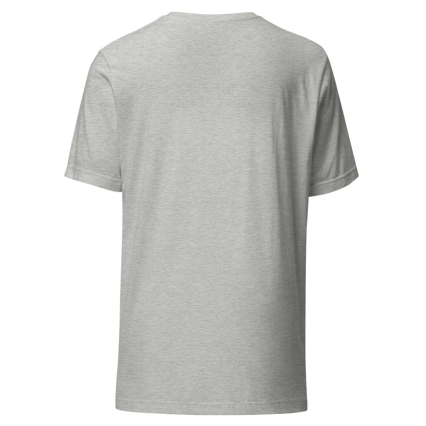 Retro Unisex T-Shirt - Polar Bear Walking Through a Snowy Forest Ghost Back
