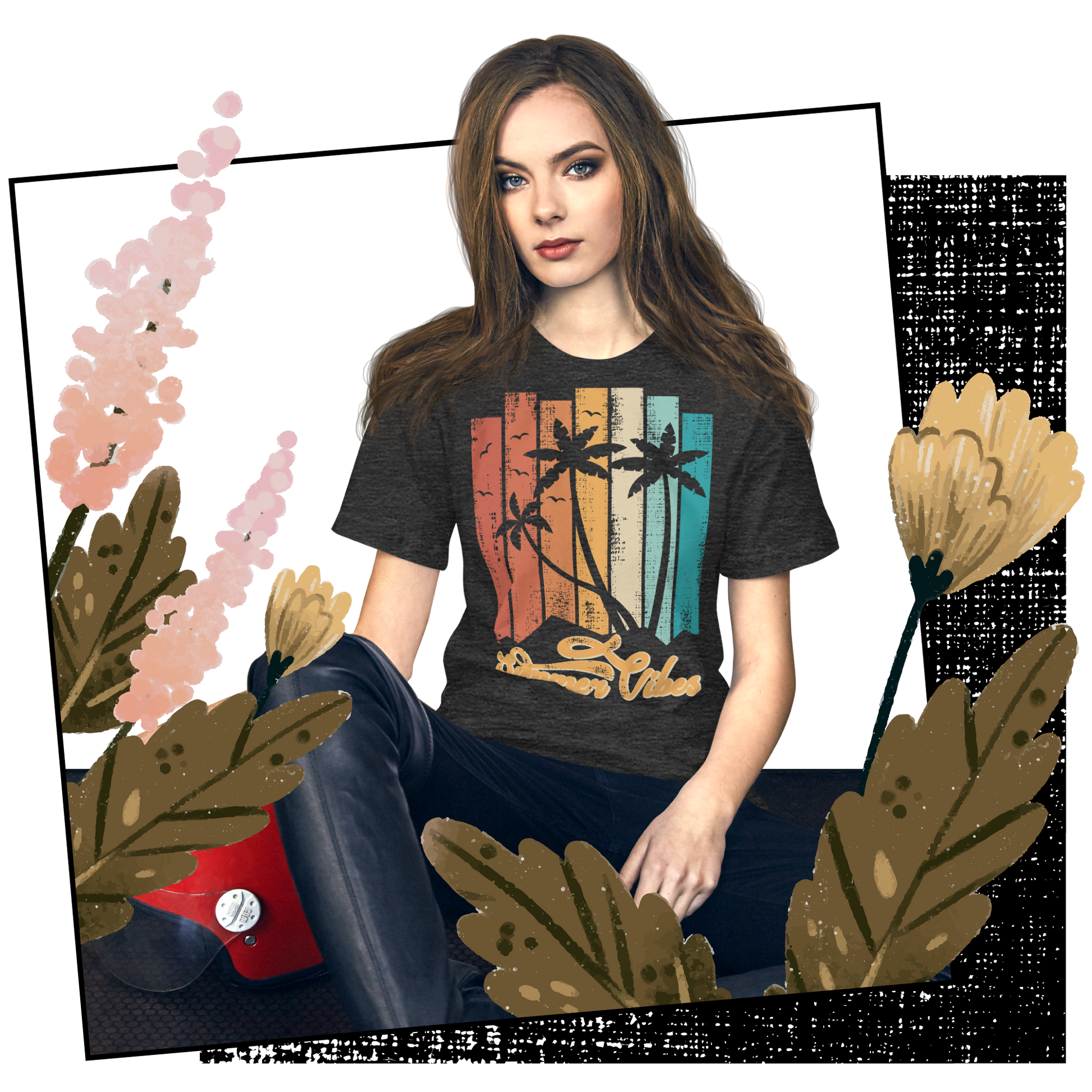 Retro Unisex T-Shirt - Stunning Summer Vibes Design Lifestyle 01
