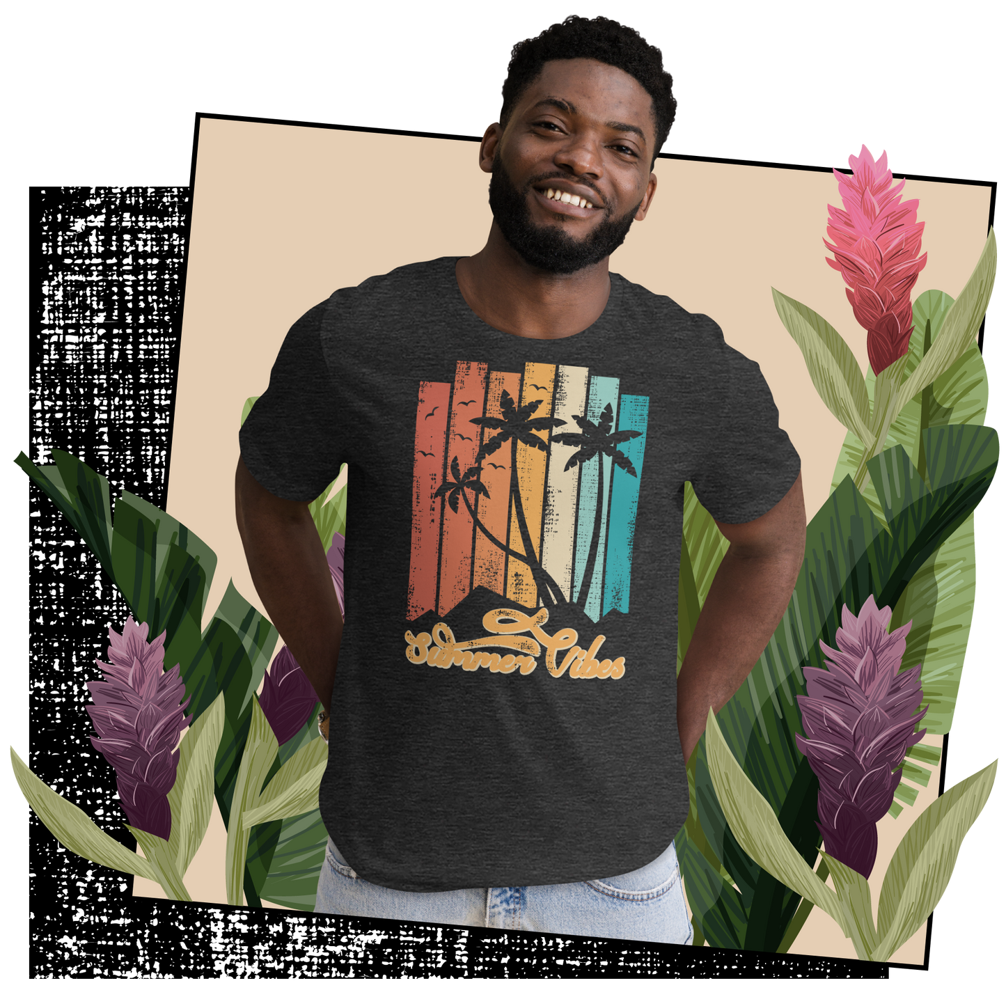 Retro Unisex T-Shirt - Stunning Summer Vibes Design Lifestyle 02