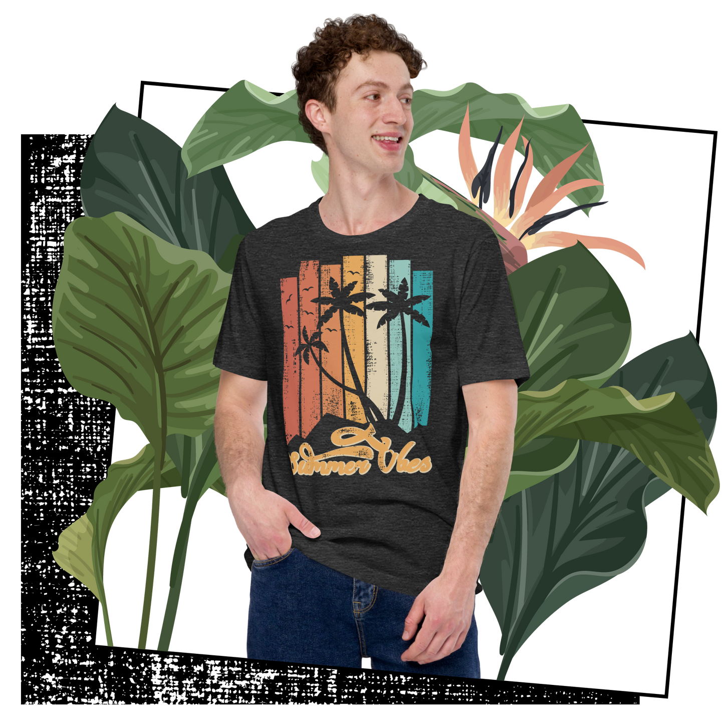 Retro Unisex T-Shirt - Stunning Summer Vibes Design Lifestyle 03