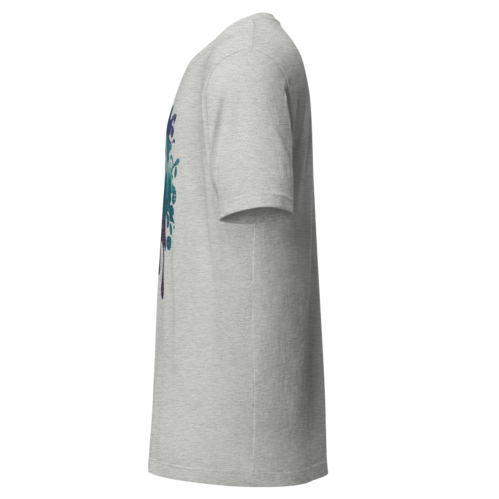 Retro Unisex T-Shirt - Wolf Howling at the Full Moon Ghost Left