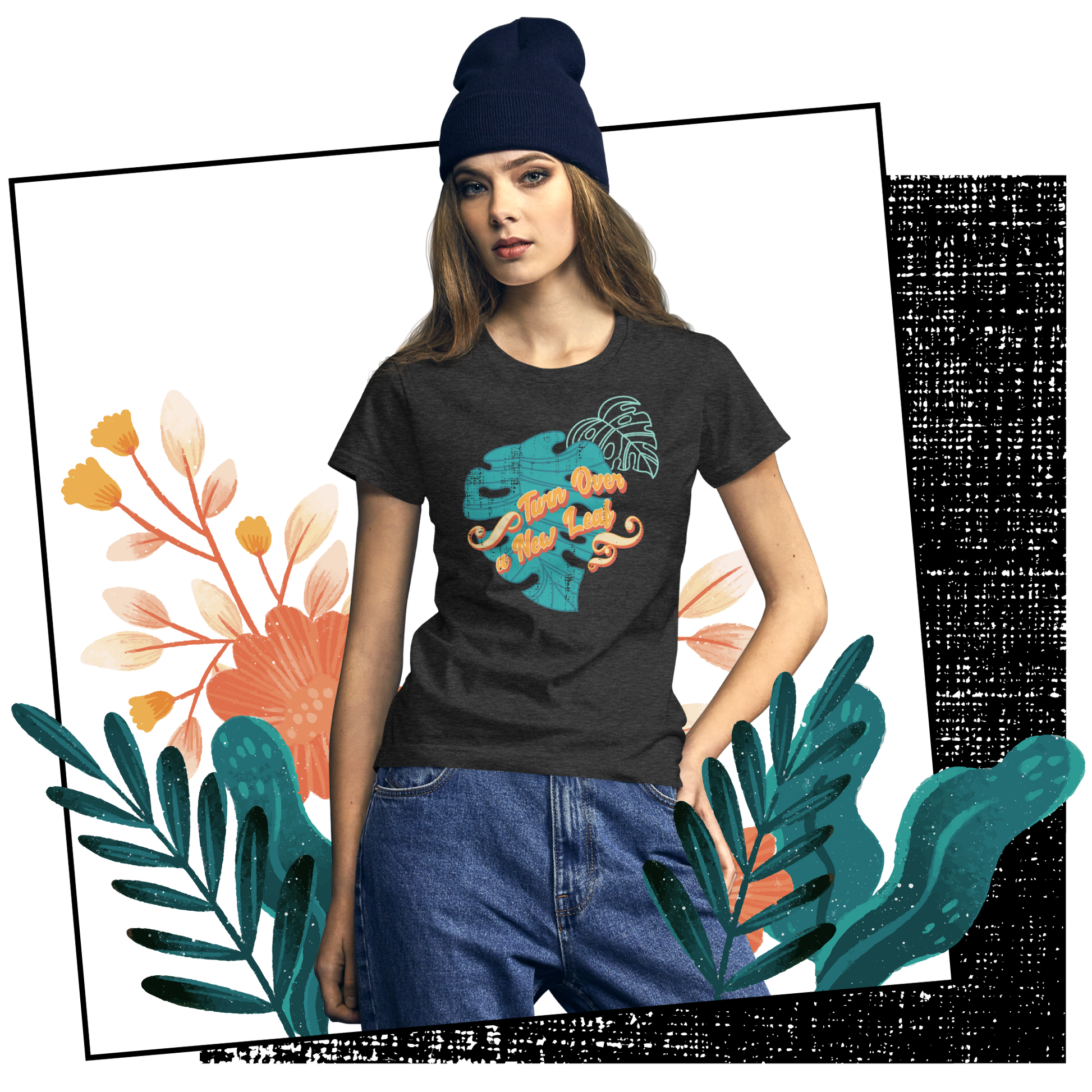 Retro Women’s T-Shirt - Turn Over a New Leaf Lifestyle 01