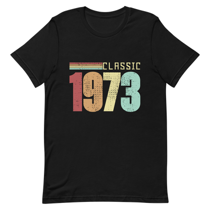 Retro Unisex T-Shirt - Classic 1973 Black