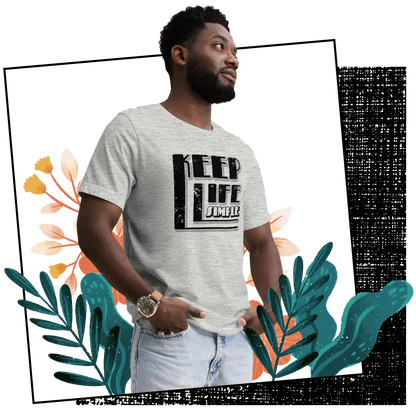 Retro Unisex T-Shirt - Keep Life Simple Lifestyle 01