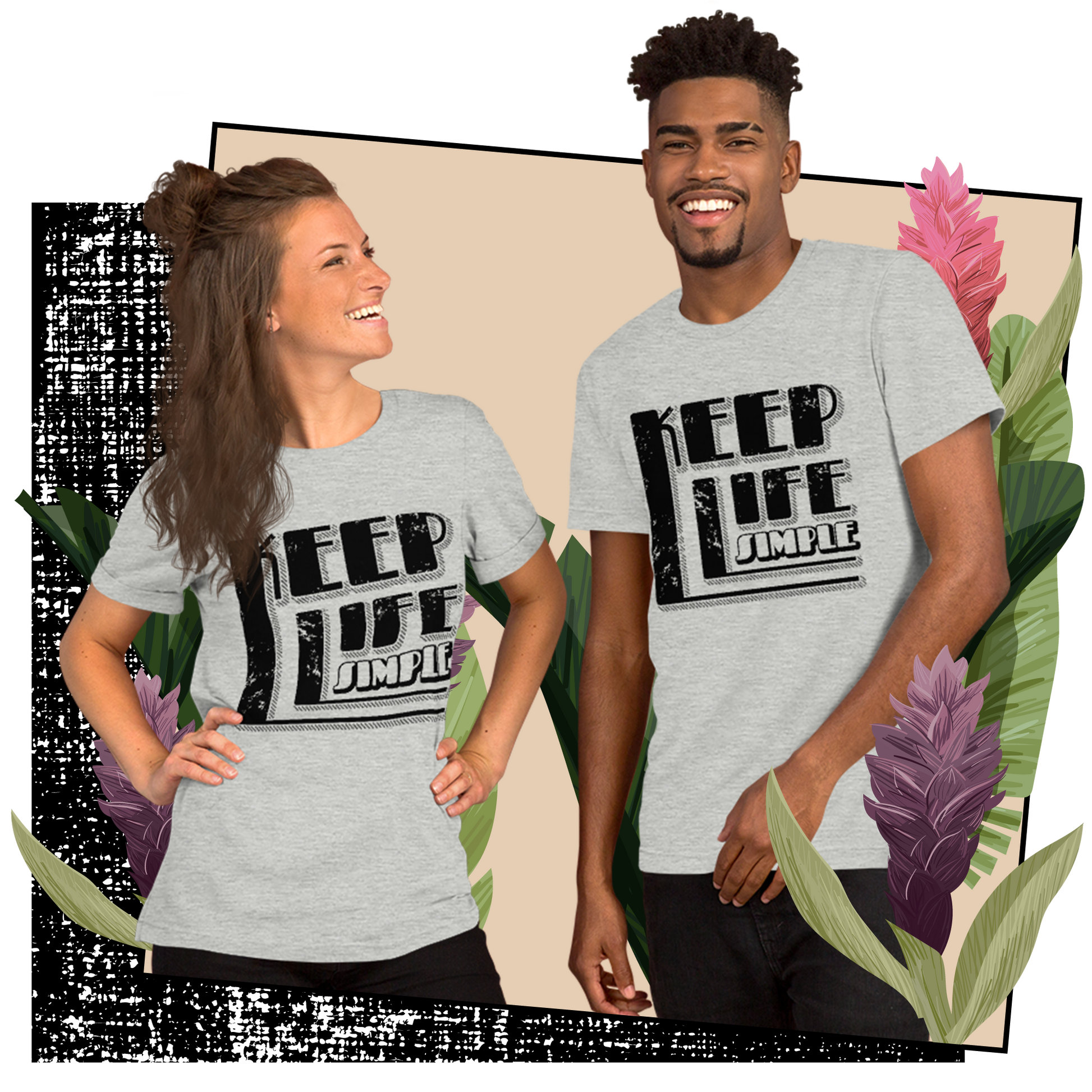 Retro Unisex T-Shirt - Keep Life Simple Lifestyle 02