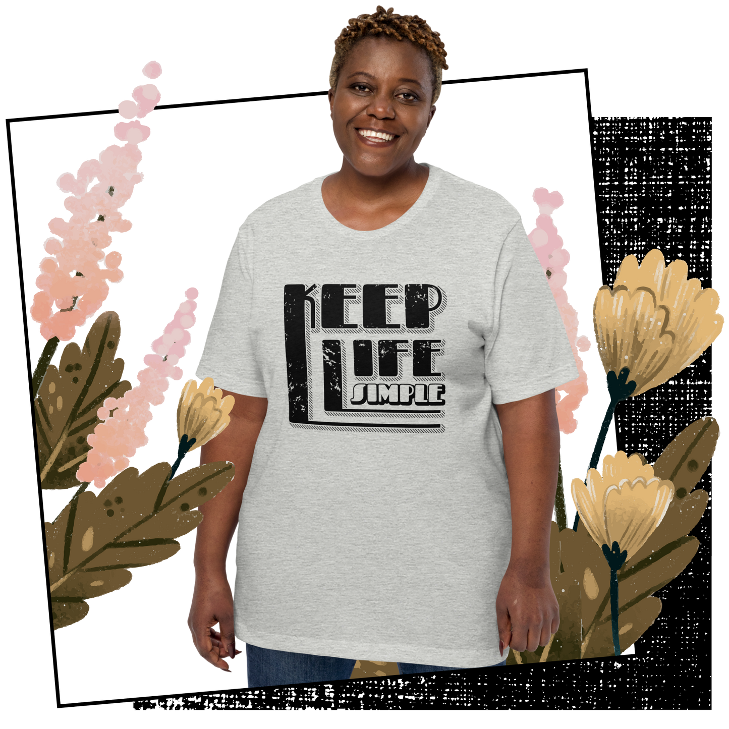 Retro Unisex T-Shirt - Keep Life Simple Lifestyle 03
