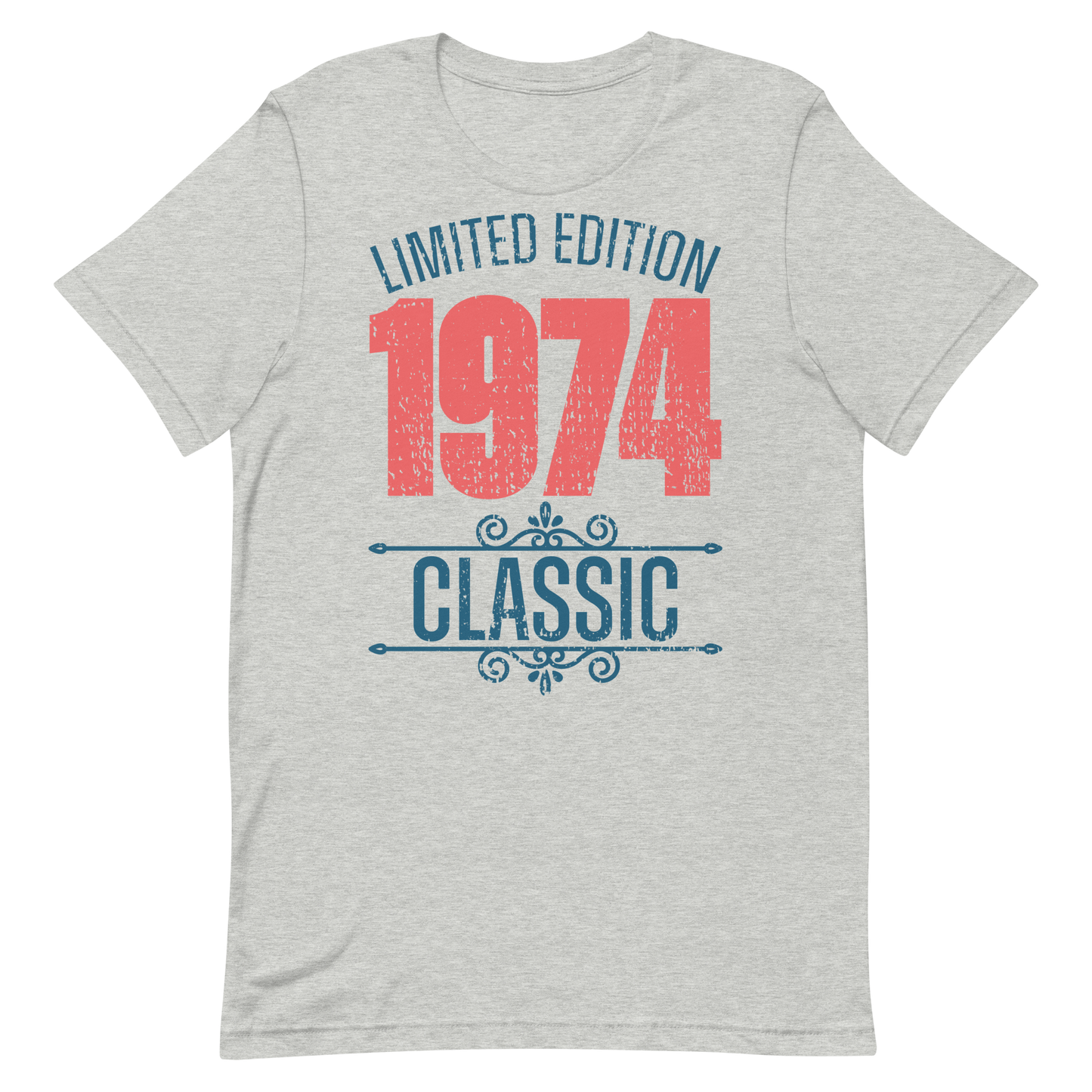 Retro Unisex T-Shirt - Limited Edition 1974 Classic Athletic Heather
