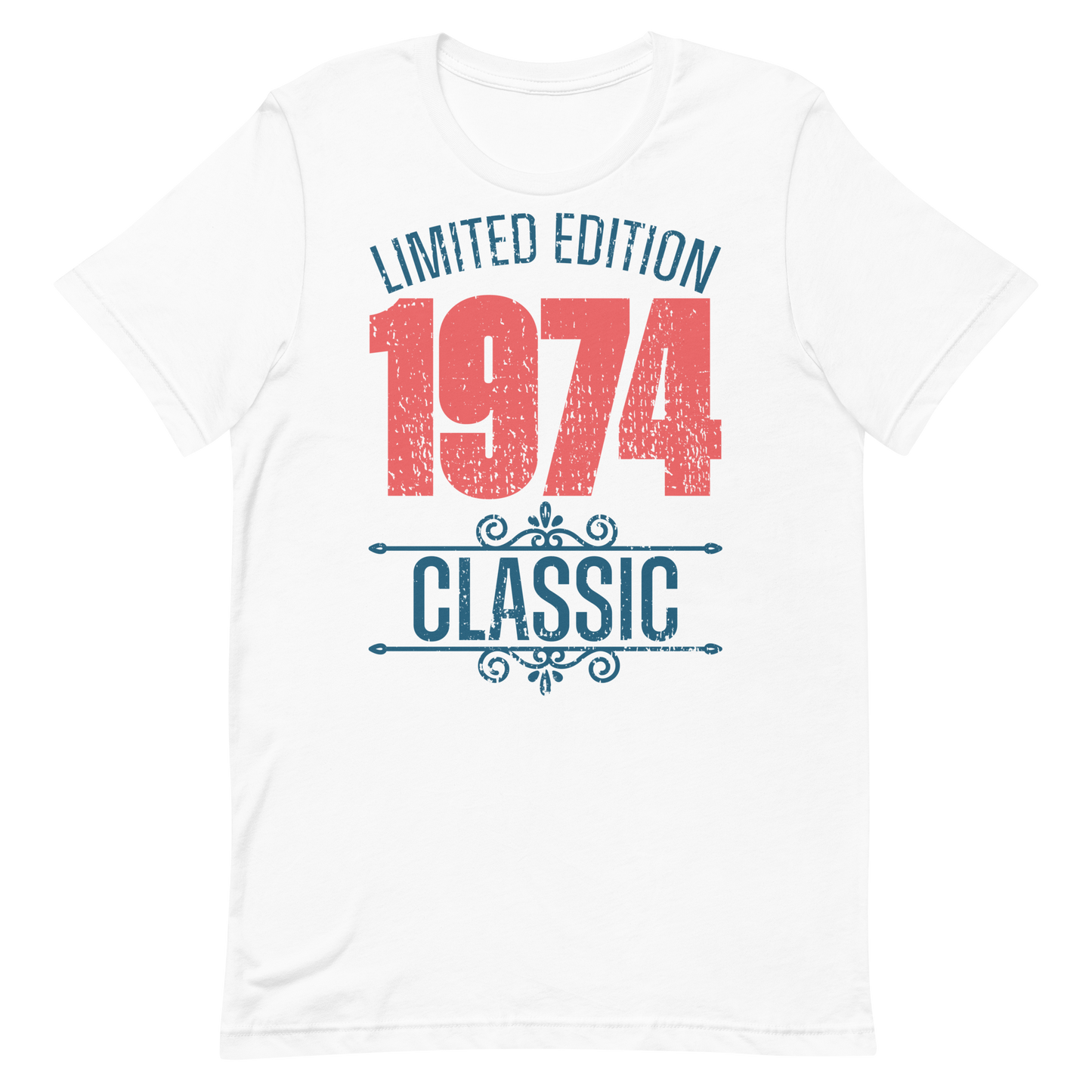 Retro Unisex T-Shirt - Limited Edition 1974 Classic White