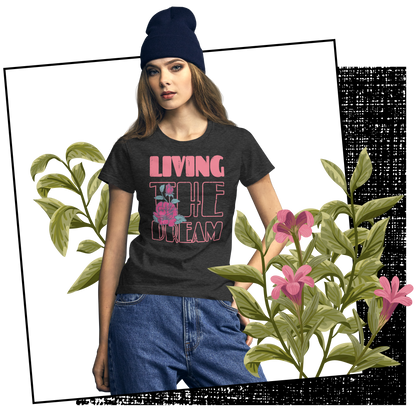 Retro Women's T-Shirt - Living The Dream Lifestyle 01