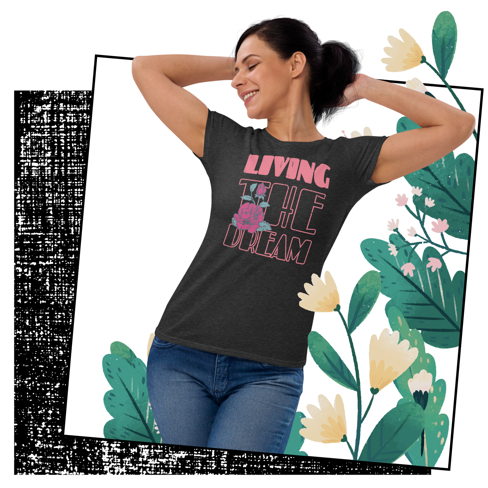 Retro Women's T-Shirt - Living The Dream Lifestyle 02